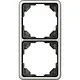 JUNG CD 582 PT afdekraam 2-voudig CD500 platina