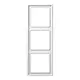 JUNG LS 983 WW afdekraam 3-voudig LS990 alpine wit