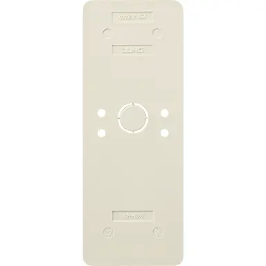 JUNG 328-626 bodemplaat 3-voudig combinaties schakelaar/contactdoos vlamwerend AP600 creme