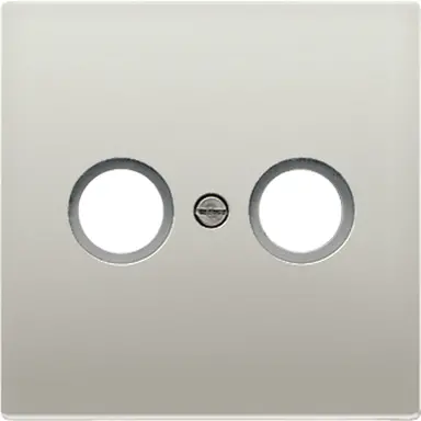 JUNG ES 2990 TV centraalplaat antenne-coax LS990 edelstaal