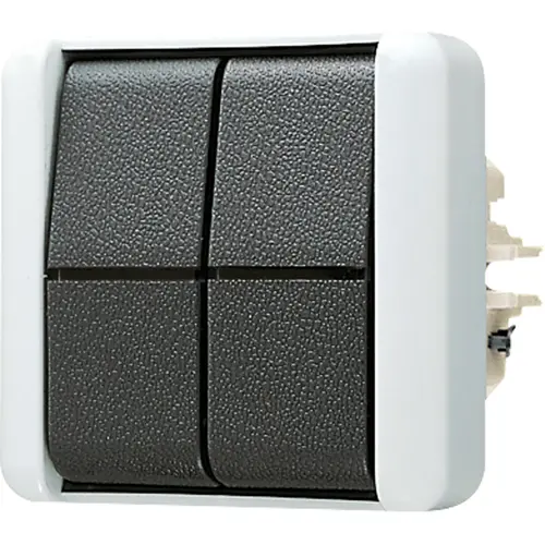 JUNG 805 E serieschakelaar 10A zonder onderbak IP44 WG800