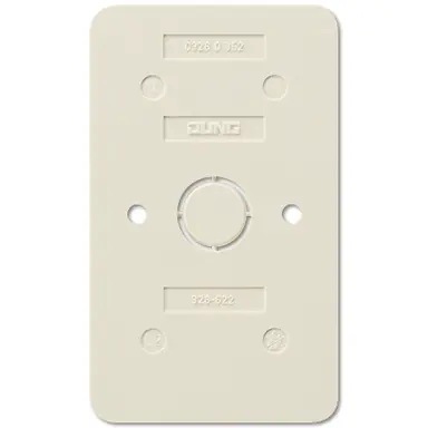 JUNG 328-622 bodemplaat 2-voudig contactdozen vlamwerend AP600 creme