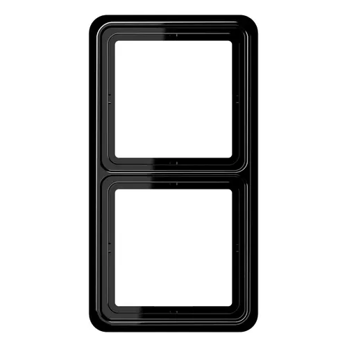 JUNG CD 582 SW afdekraam 2-voudig CD500 zwart glans