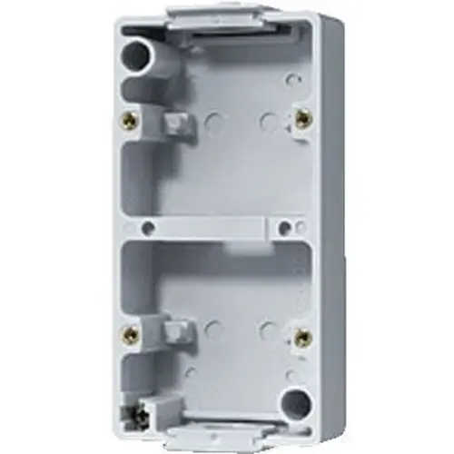 JUNG 661 onderkast voor 2 elementen verticaal PG 16 wartel invoer WG600