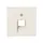 JUNG A 569-1 PLUA centraalplaat 1-voudig tbv RJ45 wandcontactdoos AS500 creme