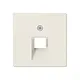 JUNG A 569-1 PLUA centraalplaat 1-voudig tbv RJ45 wandcontactdoos AS500 creme