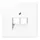 JUNG LS 969-2 UA WW centraalplaat 2-voudig tbv RJ45 wandcontactdoos LS990 alpine wit