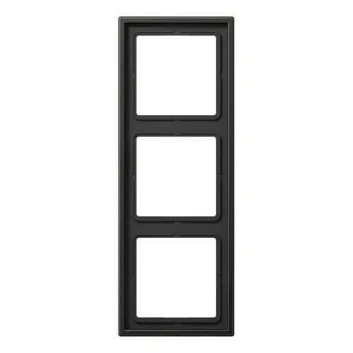 JUNG AL 2983 AN afdekraam 3-voudig LS990 antraciet gelakt aluminium