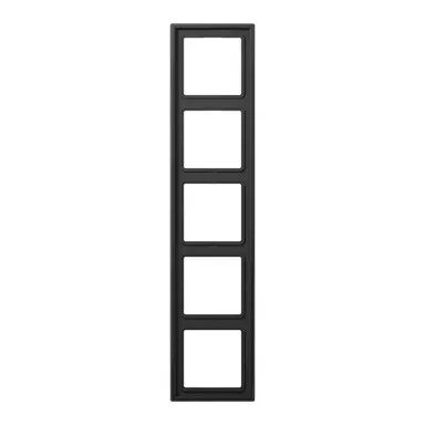 JUNG AL 2985 AN afdekraam 5-voudig LS990 antraciet gelakt aluminium