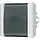 JUNG 831 E drukcontact 1-voudig 1 maakcontact zonder onderbak opbouw IP44 WG800