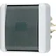 JUNG 831 E drukcontact 1-voudig 1 maakcontact zonder onderbak opbouw IP44 WG800