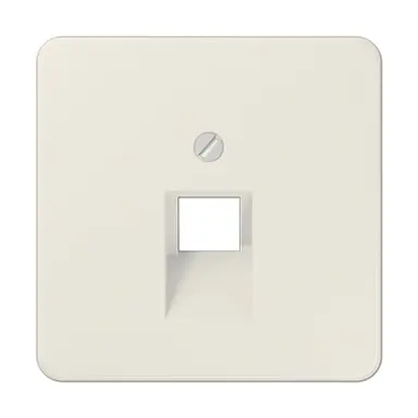 JUNG 569-1 UA centraalplaat 1-voudig tbv RJ45 wandcontactdoos CD500 creme