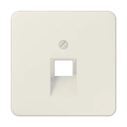 JUNG 569-1 UA centraalplaat 1-voudig tbv RJ45 wandcontactdoos CD500 creme