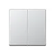 JUNG A 595 AL schakelwip 2-voudig A-range aluminium