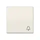 JUNG AS 591 K schakelwip met belsymbool AS500 creme