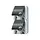 JUNG 822 NAWSL wandcontactdoos 2-voudig opbouw IP44 verticaal met slot WG800