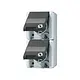 JUNG 822 NAWSL wandcontactdoos 2-voudig opbouw IP44 verticaal met slot WG800