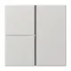 JUNG LS 403 TSA LG Drievoudige drukker Tastrelais