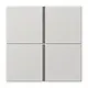 JUNG LS 404 TSA LG Viervoudige drukker Tastrelais