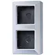 JUNG AS 582 A AL opbouwbak 2-voudig A-range aluminium