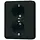 JUNG CD 5020 N SW wandcontactdoos randaarde 2-voudig voor enkele inbouwdoos CD500 zwart