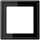 JUNG LS 981 SW afdekraam 1-voudig LS990 zwart glans