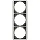 JUNG CD 583 PT afdekraam 3-voudig CD500 platina