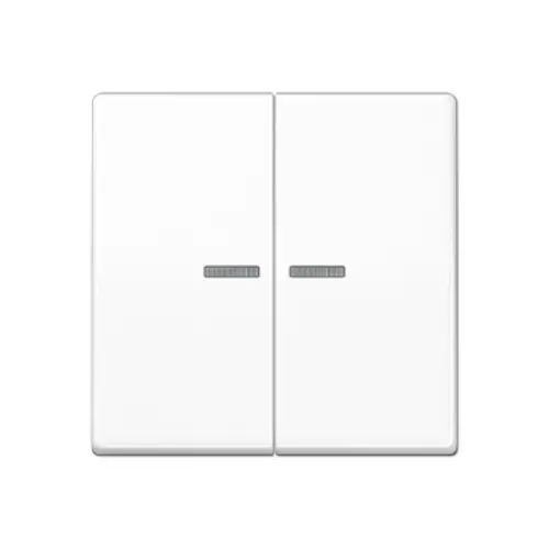 JUNG AS 591-5 KO5 WW schakelwip 2-voudig met controlevenster AS500 alpine wit