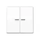 JUNG AS 591-5 KO5 WW schakelwip 2-voudig met controlevenster AS500 alpine wit