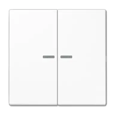 JUNG LS 995 KO5 WW schakelwip 2-voudig met controlevenster LS990 alpine wit