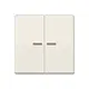 JUNG AS 591-5 KO5 schakelwip 2-voudig met controlevenster AS500 creme