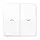 JUNG CD 595 P WW wip 2-voudig met pijlsymbolen tbv jaloezieschakelaar CD500 alpine wit