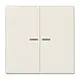 JUNG LS 995 KO5 schakelwip 2-voudig met controlevenster LS990 creme