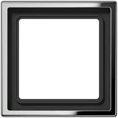 JUNG GCR 2981 afdekraam 1-voudig LS990 glanzend chroom