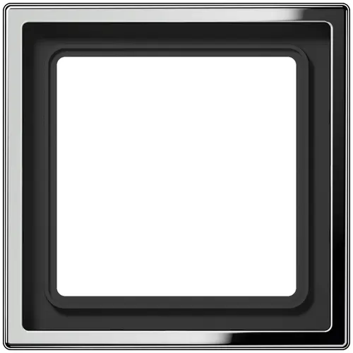 JUNG GCR 2981 afdekraam 1-voudig LS990 glanzend chroom