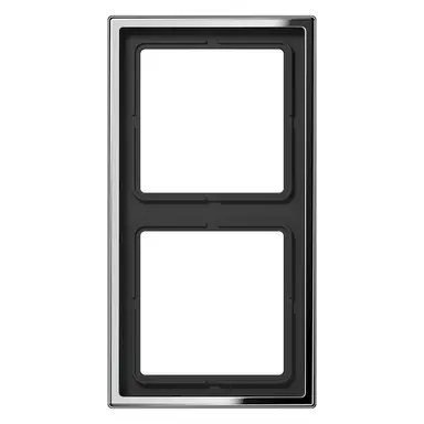 JUNG GCR 2982 afdekraam 2-voudig LS990 glanzend chroom