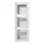 JUNG LS 583 A WW opbouwbak 3-voudig LS990 alpine wit