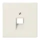 JUNG LS 969-1 UA centraalplaat 1-voudig tbv RJ45 wandcontactdoos LS990 creme