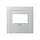 JUNG A 569 PLT AL centraalplaat multimedia A-range aluminium