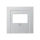 JUNG A 569 PLT AL centraalplaat multimedia A-range aluminium