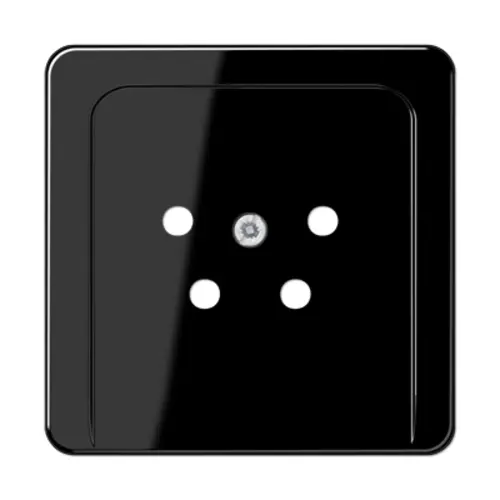 JUNG CD 561 TF SW centraalplaat telefoon 4-polig CD500 zwart glans