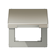 JUNG ES 2990 KL klapdeksel voor wandcontactdoos en centraaldelen van 50 x 50 mm LS990 edelstaal
