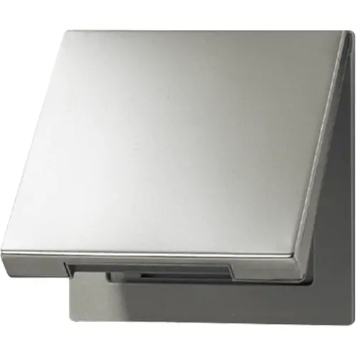 JUNG ES 2990 KL klapdeksel voor wandcontactdoos en centraaldelen van 50 x 50 mm LS990 edelstaal