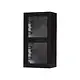 JUNG LS 582 A SW opbouwbak 2-voudig LS990 zwart