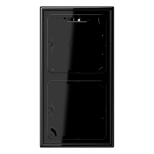 JUNG LS 582 A SW opbouwbak 2-voudig LS990 zwart glans