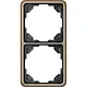 JUNG CD 582 GB afdekraam 2-voudig CD500 goud brons