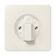 JUNG CD 1541 draaiknop tbv jaloezie of draaischakelaar CD500 creme