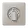 JUNG CD 1541 PT draaiknop tbv jaloezie of draaischakelaar CD500 platina
