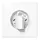 JUNG LS 1941 WW draaiknop tbv jaloezie of draaischakelaar LS990 alpine wit