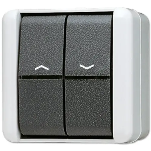 JUNG 839 VW jaloezie pulsdrukker opbouw IP44 WG800